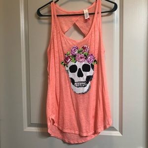 Skull tank. Worn once.